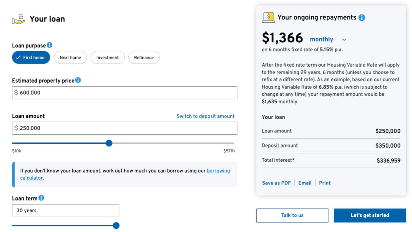 ASB mortgage calculator