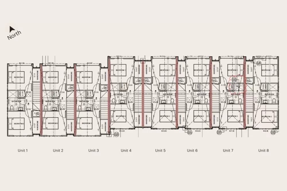 Cross street, Christchurch - configurations