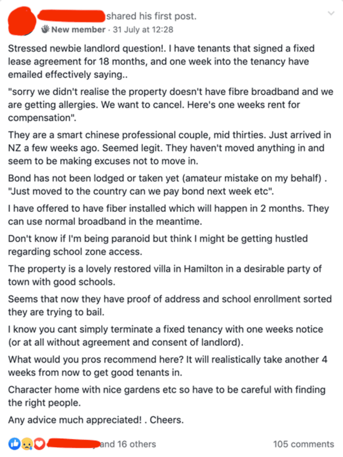 Property investment nz - Landlord